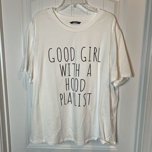 Good Girl with a Hood Playlist T-Shirt